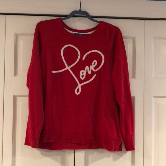 Sweaters - Red love sweater